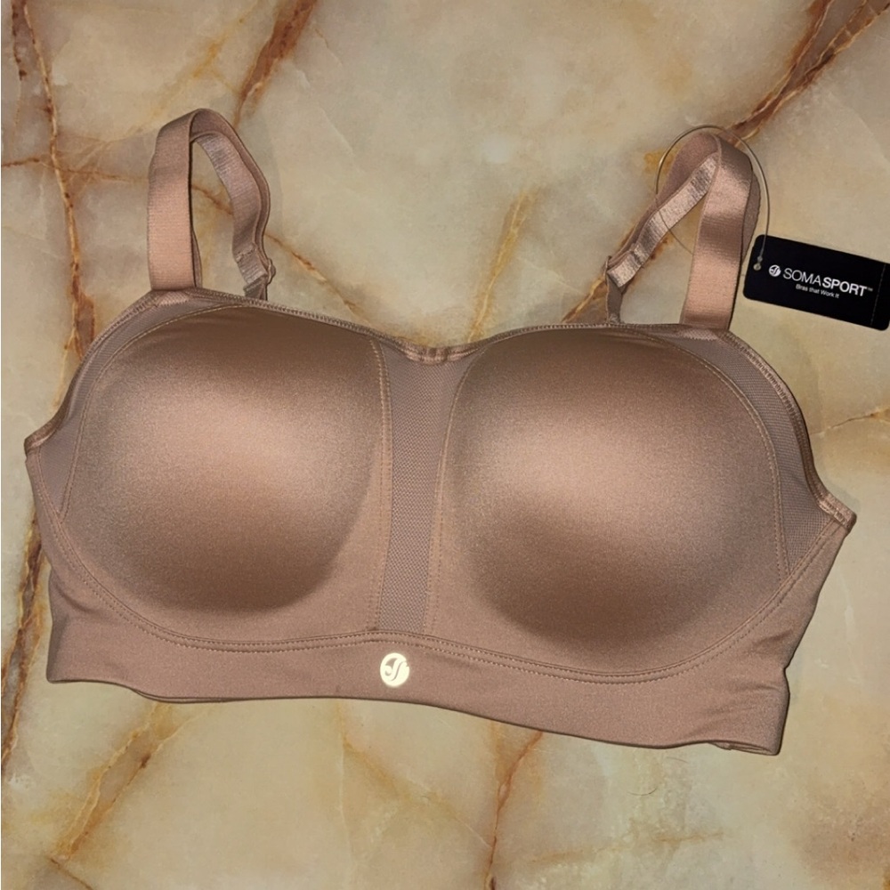 Soma Sport Tan Sports Bra 34DD